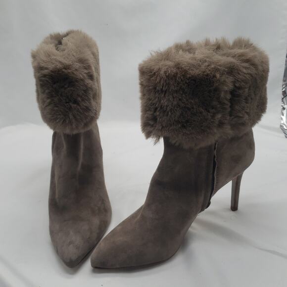 SAM EDELMAN OLEANA ANKLE FUR BOOTIES size 7 - Picture 13 of 15